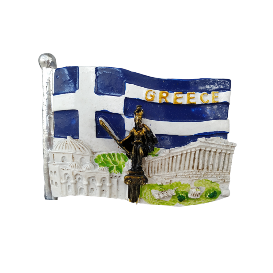 Tουριστικό μαγνητάκι Souvenir – Σετ 12pcs - Resin Magnet - 678004