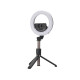 Selfie stick/stand τρίποδο με LED Ring Light - L07 - 532050