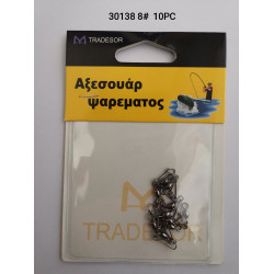 Στριφτάρια με παραμάνα ασφαλείας - #8 - 10pcs - 30138