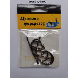 Αγκίστρια - Fishhook - #4 - 8pcs - 30088