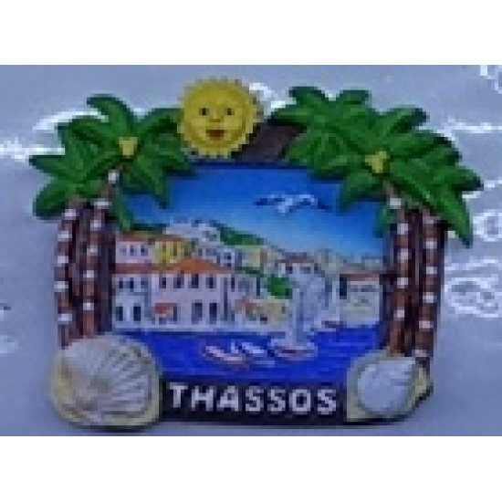 Tουριστικό μαγνητάκι Souvenir – Σετ 12pcs - Resin Magnet - 678127