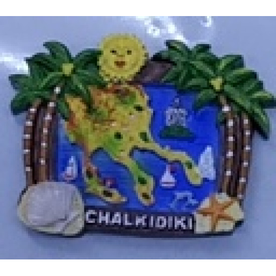 Tουριστικό μαγνητάκι Souvenir – Σετ 12pcs - Resin Magnet - 678071