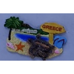 Tουριστικό μαγνητάκι Souvenir – Σετ 12pcs - Resin Magnet - 678059