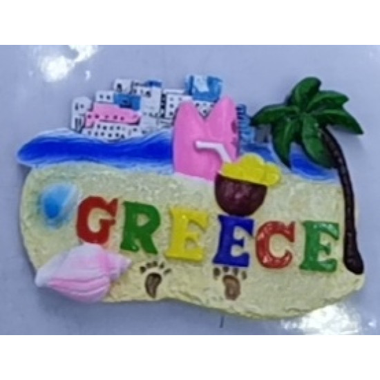 Tουριστικό μαγνητάκι Souvenir – Σετ 12pcs - Resin Magnet - 678064