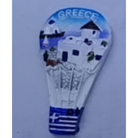 Tουριστικό μαγνητάκι Souvenir – Σετ 12pcs - Resin Magnet - 678032