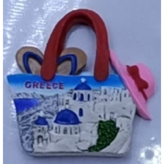 Tουριστικό μαγνητάκι Souvenir – Σετ 12pcs - Resin Magnet - 678009