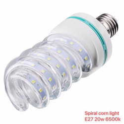 Λάμπα LED - Spiral Corn - E27 - 20W - 6500K - 356984