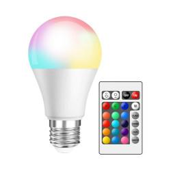 Λάμπα LED RGB - E27 - 7W - 713548