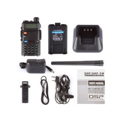 Φορητός πομποδέκτης - UHF/VHF - 5.8W - UV-5R - Baofeng - 463015
