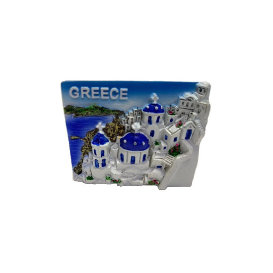 Tουριστικό μαγνητάκι Souvenir – Σετ 12pcs - Resin Magnet - 678011