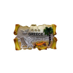 Tουριστικό μαγνητάκι Souvenir – Σετ 12pcs - Resin Magnet - 678046