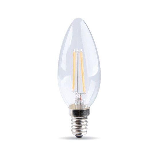 Λάμπα LED Filament κερί - Ε14 - 2W - 431459