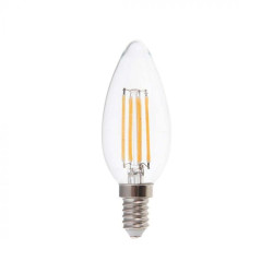 Λάμπα LED Filament κερί - Ε14 - 8W - 431480