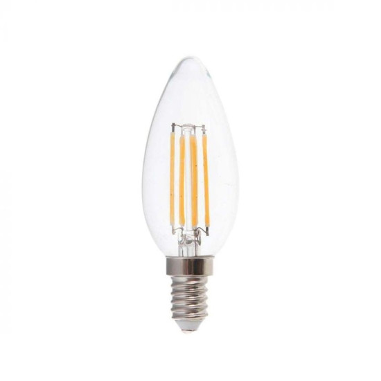 Λάμπα LED Filament κερί - Ε14 - 8W - 431480