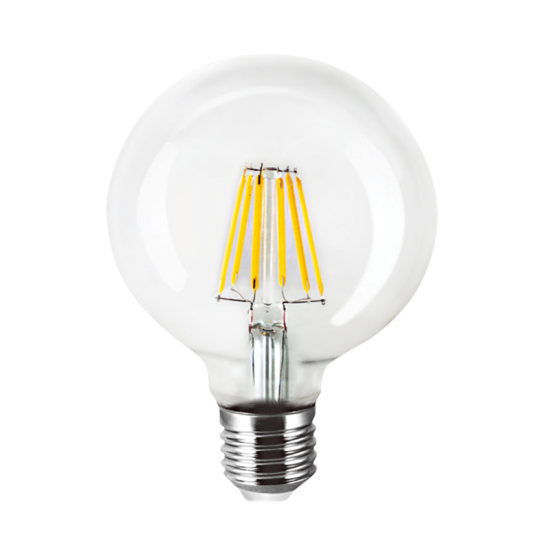 Λάμπα LED Filament φούσκα - G125 - Ε27 - 4W - 431732