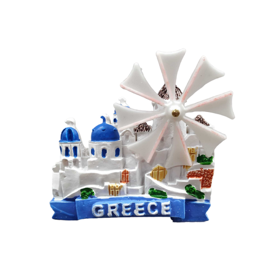 Tουριστικό μαγνητάκι Souvenir – Σετ 12pcs - Resin Magnet - 678206