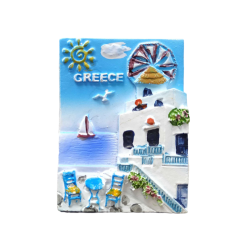 Tουριστικό μαγνητάκι Souvenir – Σετ 12pcs - Resin Magnet - 678261