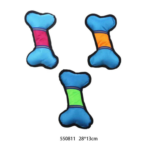 Υφασμάτινο παιχνίδι σκύλου κόκκαλο - 28x13cm - 550811