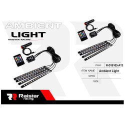 Σετ φωτισμού καμπίνας αυτοκινήτου LED - R-D19101-M12 - 110017