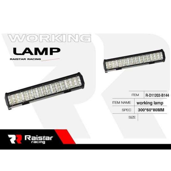 Προβολέας οχημάτων LED - Μπάρα - R-D11202-B144 - 110673