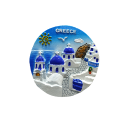 Tουριστικό μαγνητάκι Souvenir – Σετ 12pcs - Resin Magnet - 678241