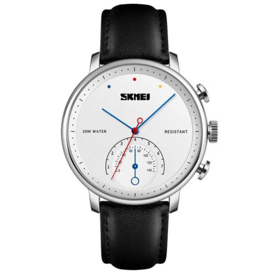 Αναλογικό ρολόι χειρός – Skmei - 1399 - 213992 - White/Silver