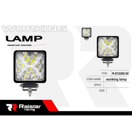 Προβολέας οχημάτων LED - R-D12202-S50A - 110584