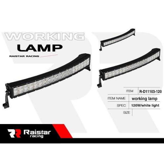 Προβολέας οχημάτων LED κυρτός - Μπάρα - R-D11101E-C120 - 110620