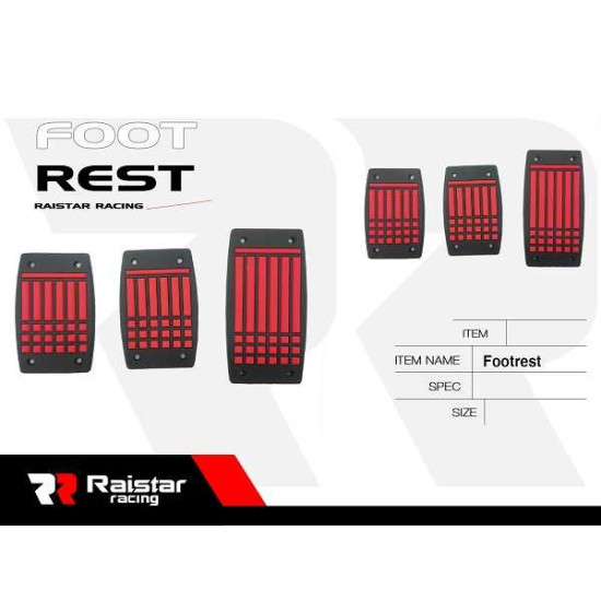 Διακοσμητικά καλύμματα πεντάλ αυτοκινήτου - R-G31108-3 - 120714