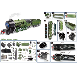 Συναρμολογούμενο τρένο DIY - 869-1 - 345289