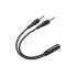 Αντάπτορας Female 3.5mm Jack σε Male Audio & Microphone Jack 3.5mm - AUX-002 - AWEI - 888124