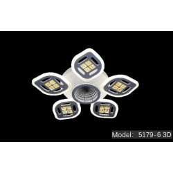 Φωτιστικό οροφής LED - Πλαφονιέρα με Dimmer - 5179-6WH - 943765