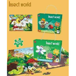 Παιδικό puzzle 100 κομματιών - Insect World - 61004 - 310442