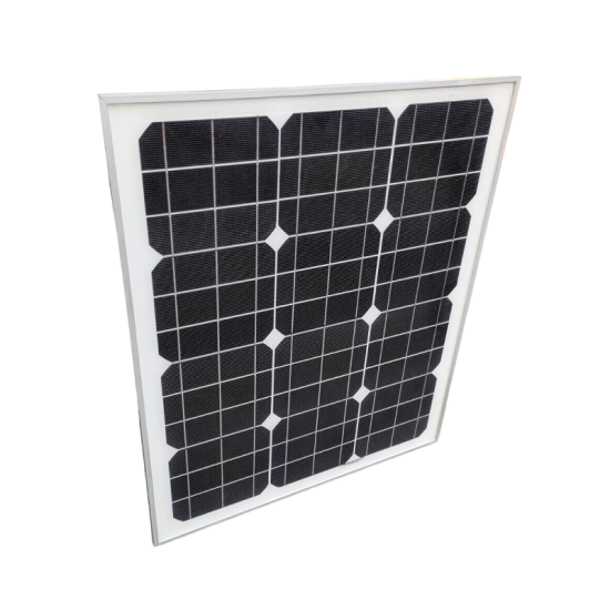 Μονοκρυσταλλικό ηλιακό πάνελ - Solar Panel - 20W - 12V - 602210