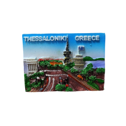 Tουριστικό μαγνητάκι Souvenir – Σετ 12pcs - Resin Magnet - Thessaloniki - 678152