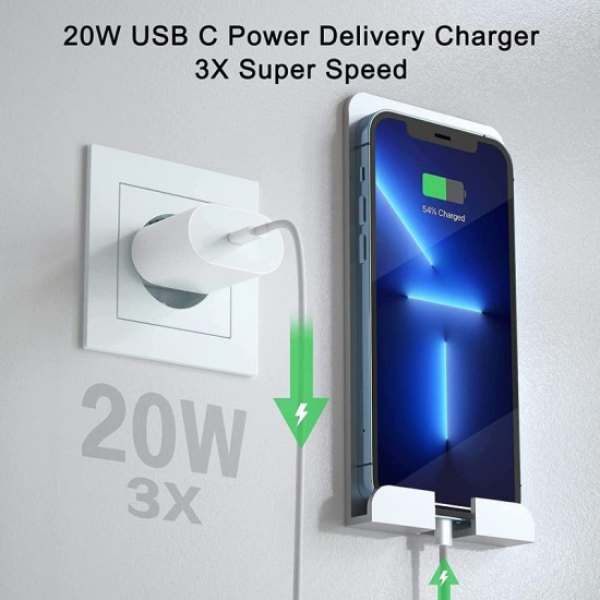 Αντάπτορας φόρτισης Fast Charge με θύρα Type-C - PD-20W - 810835