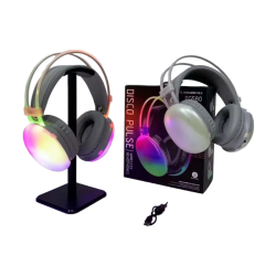 Ασύρματο ακουστικά Bluetooth LED - Headphones - PG580 - RGB - 212058 - White