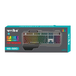 Ενσύρματο πληκτρολόγιο Gaming - LED RGB - WB590 - Weibo - 655907