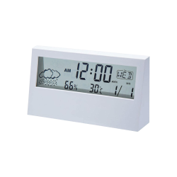 Ψηφιακό ρολόι με Θερμόμετρο - YQ618E - 618913 - White