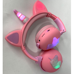 Ασύρματα ακουστικά - Unicorn Headphones - ME17 - 258606 - Pink