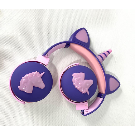 Ασύρματα ακουστικά - Unicorn Headphones - ME17 - 258606 - Purple