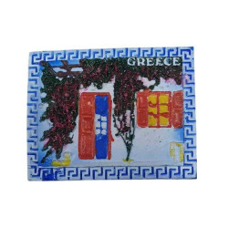 Tουριστικό μαγνητάκι Souvenir - Σετ 12pcs - Resin Magnet - Greece - 678373