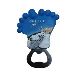Tουριστικό μαγνητάκι Souvenir - Ανοιχτήρι - Σετ 12pcs - Resin Magnet - Greece - 678376