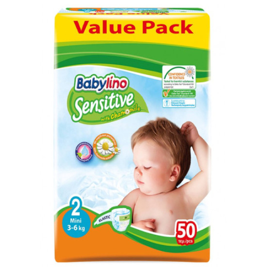 BABYLINO ΠΑΝΑ VALUE SENSITIVE No 2 (3-6kg) - (50τεμ.)