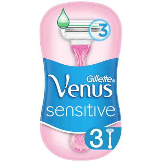 GILLETTE ΞΥΡΑΦΑΚΙΑ VENUS SENSITIVE - (3τεμ.)