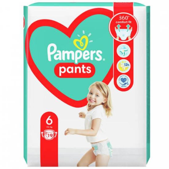 PAMPERS PANTS Νο 6 (19τεμ.) - (14-19kg)